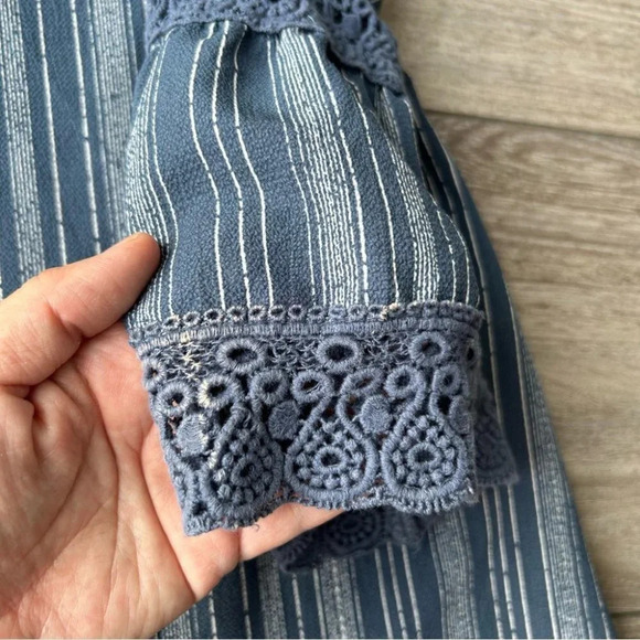 Kiwi Punch Off The Shoulder Fared Boho Tunic Top - Picture 14 of 14